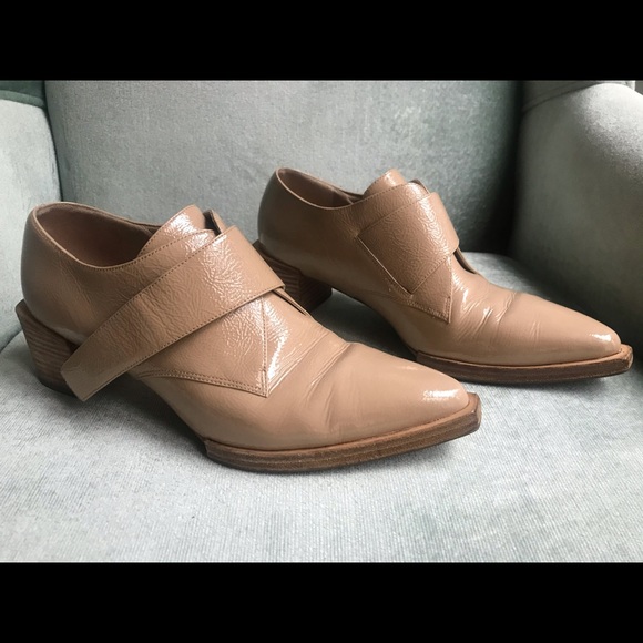 Alexander wang beige Ines oxfords Sz 40 - Picture 1 of 7